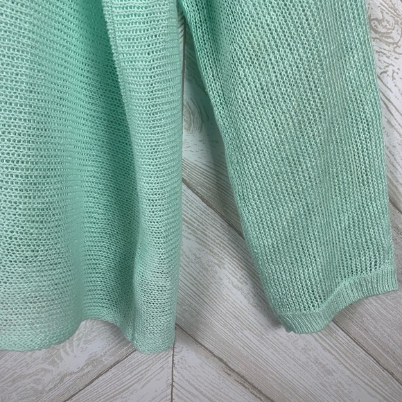 Eileen Fisher Mint Green Long Sleeve Sweater PL/PG - Picture 4 of 8